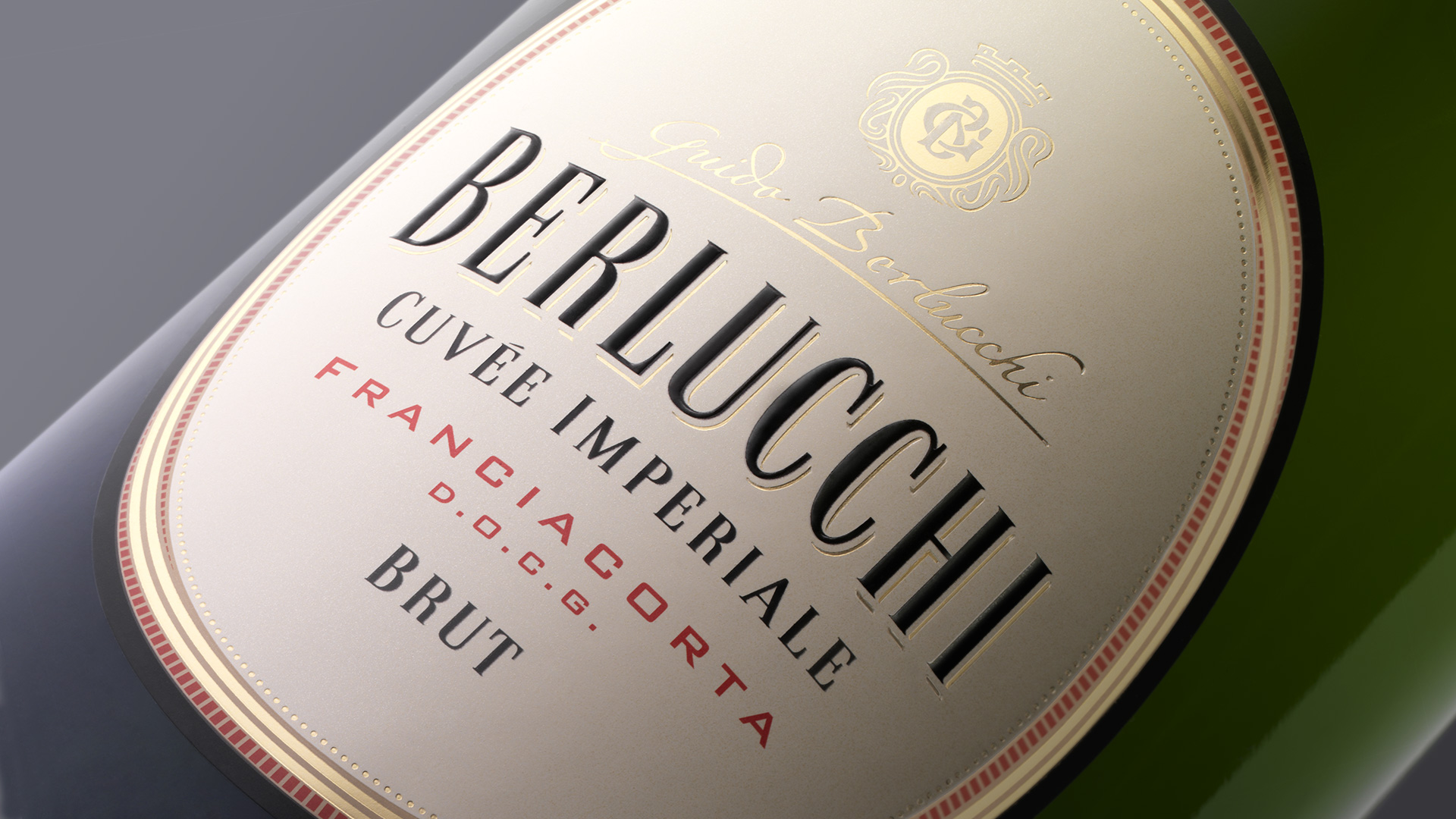 Guido Berlucchi Cuvée Imperiale close-up restyling