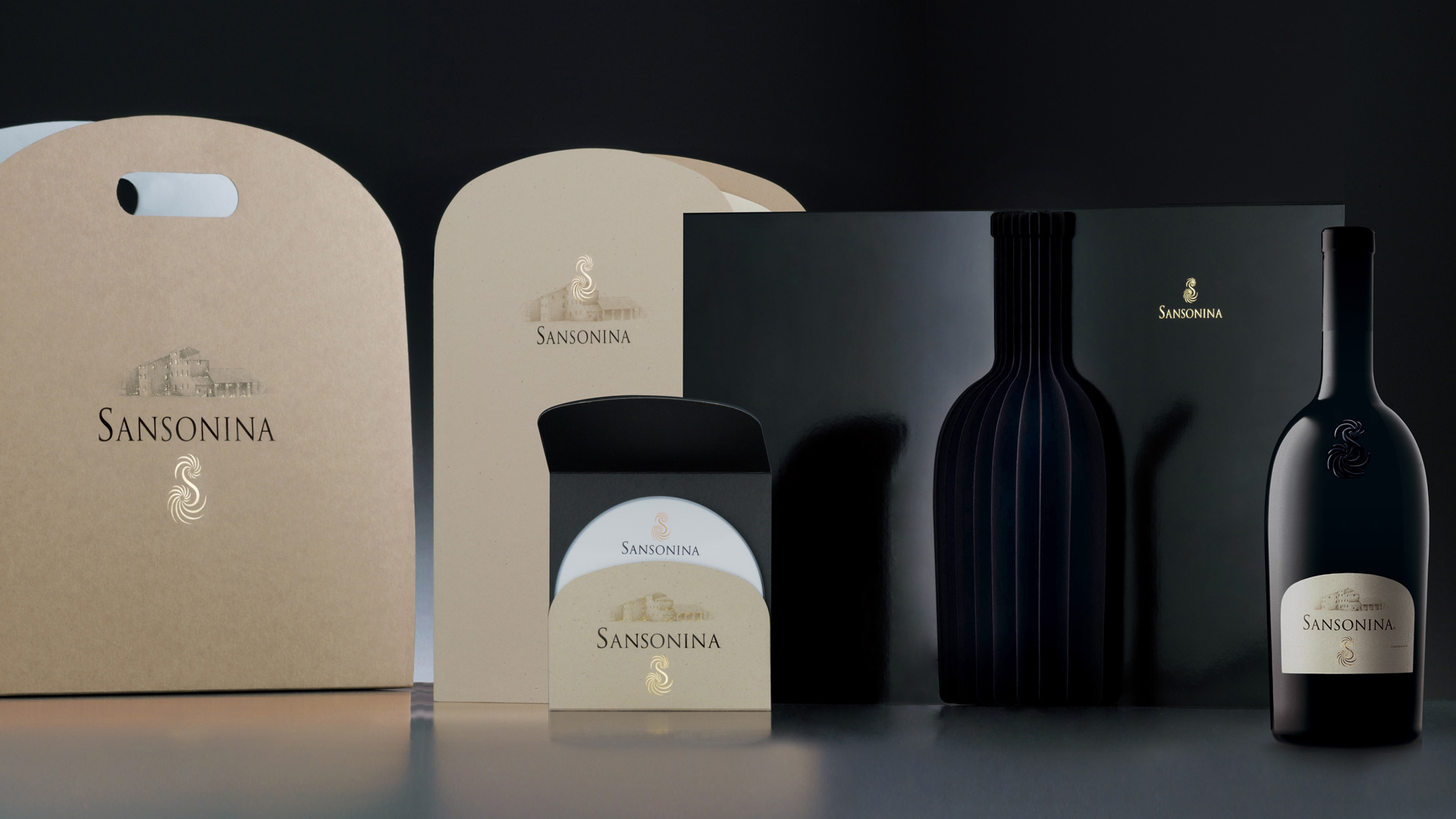 Sansonina coordinati bottle design