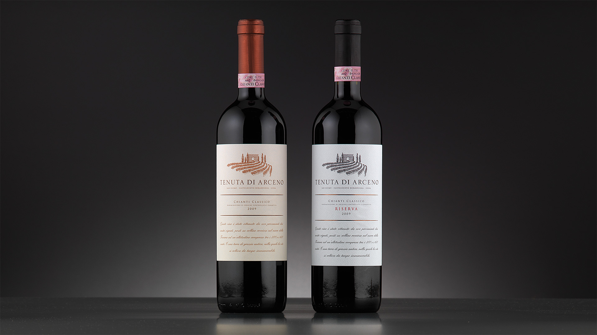 tenuta di Arceno packaging