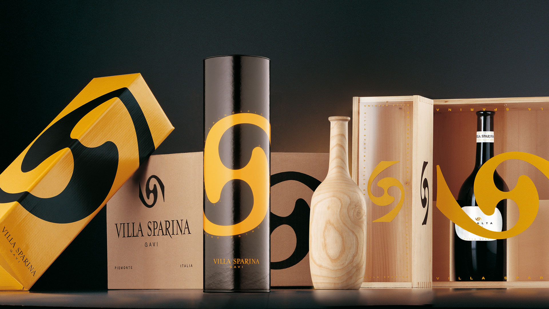 Villa Sparina secondary pack global design