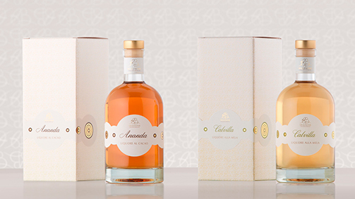 Packaging e confezioni - linea Liquori di AB Selezione