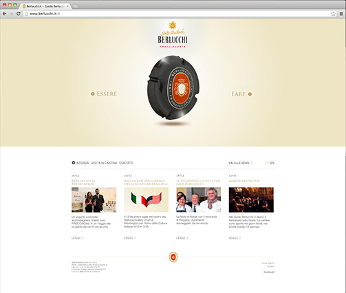 Berlucchi homepage